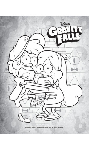 Gravity Falls. Таємнича розмальовка. Понад 30 наліпок