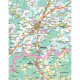 Карта автошляхів. Львівська область. Масштаб 1:250 000