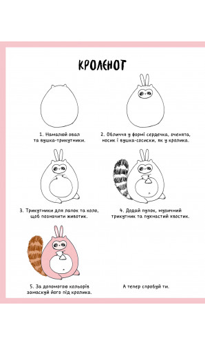 Як намалювати кролика та інших чудернацьких істот